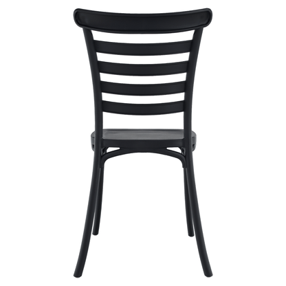 Scaun stivuibil, negru, SAVITO
