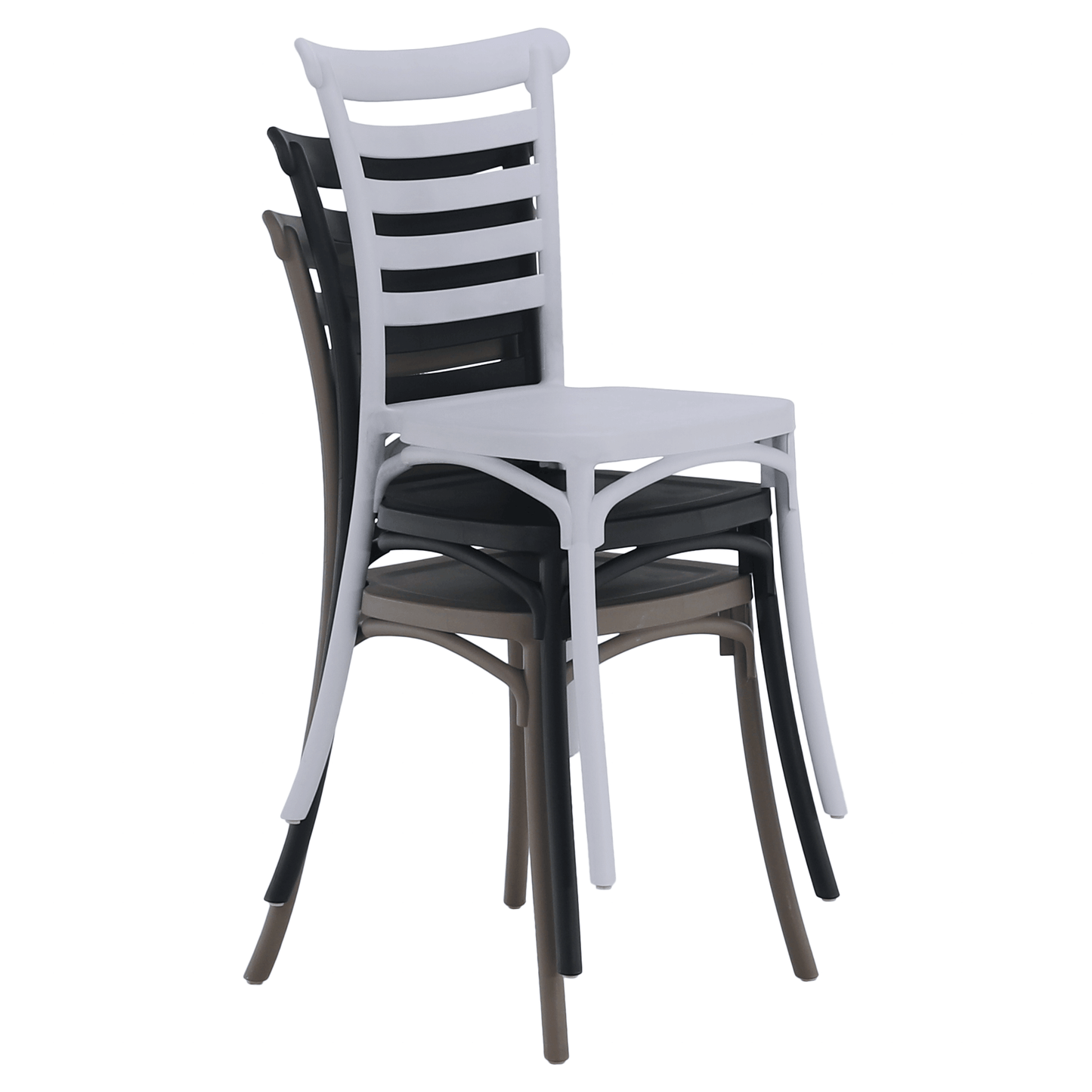 Scaun stivuibil, negru, SAVITO