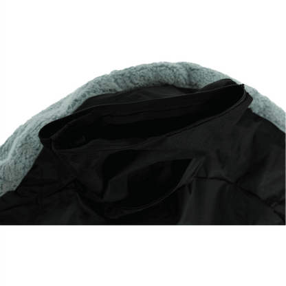 Fotoliu tip sac, material textil mentol, ALMERO