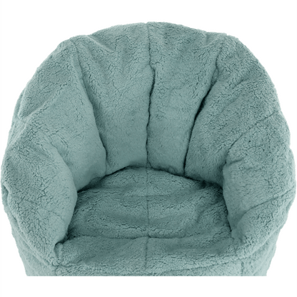 Fotoliu tip sac, material textil mentol, ALMERO