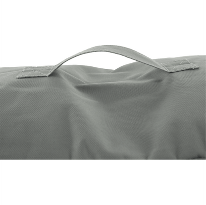 Fotoliu tip sac, gri/material textil verde, ALIMOR