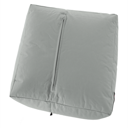 Fotoliu tip sac, gri/material textil verde, ALIMOR