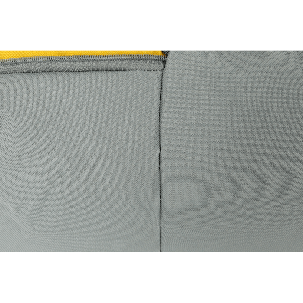 Fotoliu tip sac, gri/material textil verde, ALIMOR