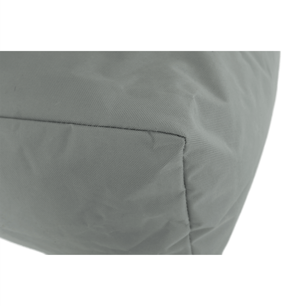 Fotoliu tip sac, gri/material textil verde, ALIMOR