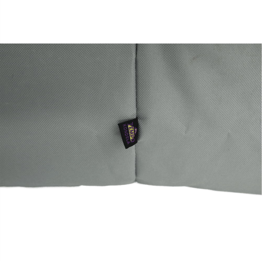 Fotoliu tip sac, gri/material textil verde, ALIMOR