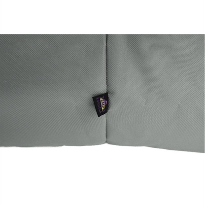 Fotoliu tip sac, gri/material textil verde, ALIMOR