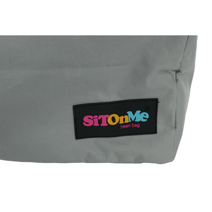 Fotoliu tip sac, gri/material textil verde, ALIMOR