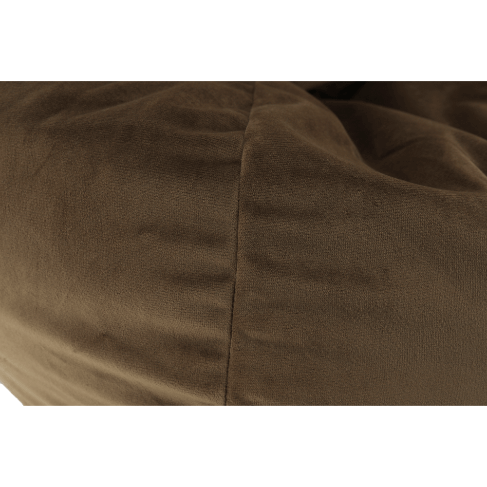 Fotoliu tip sac, material textil gri-maro TAUPE, TRIKALO