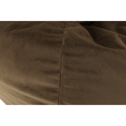 Fotoliu tip sac, material textil gri-maro TAUPE, TRIKALO