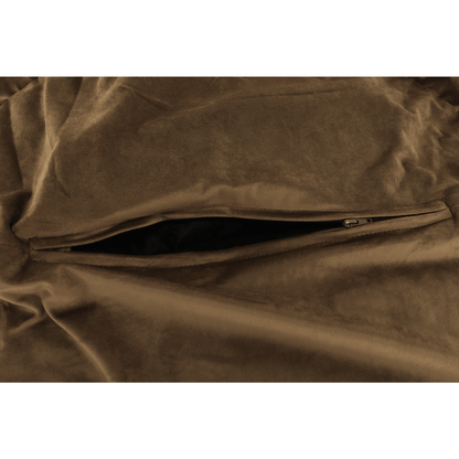 Fotoliu tip sac, material textil gri-maro TAUPE, TRIKALO