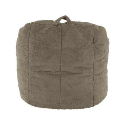 Fotoliu tip sac, material textil maro deschis, ALMERO