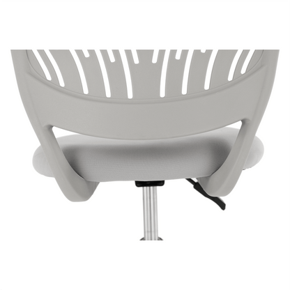 Scaun rotativ, gri/crom, SELVA