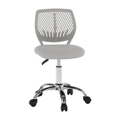 Scaun rotativ, gri/crom, SELVA