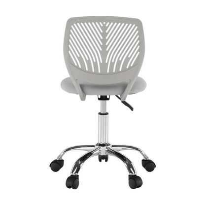 Scaun rotativ, gri/crom, SELVA