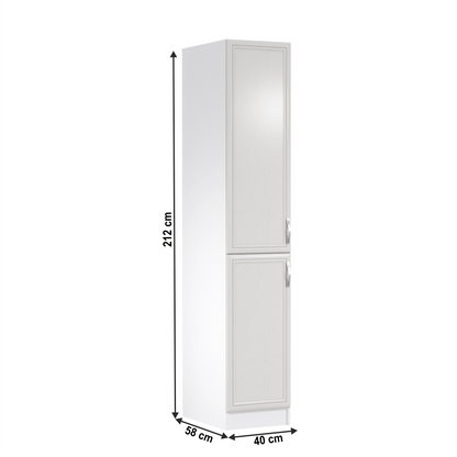 Dulap pentru produse alimentare D40SP, alb/pin Andersen, stânga,  SICILIA