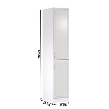 Dulap pentru produse alimentare D40SP, alb/pin Andersen, dreapta, SICILIA