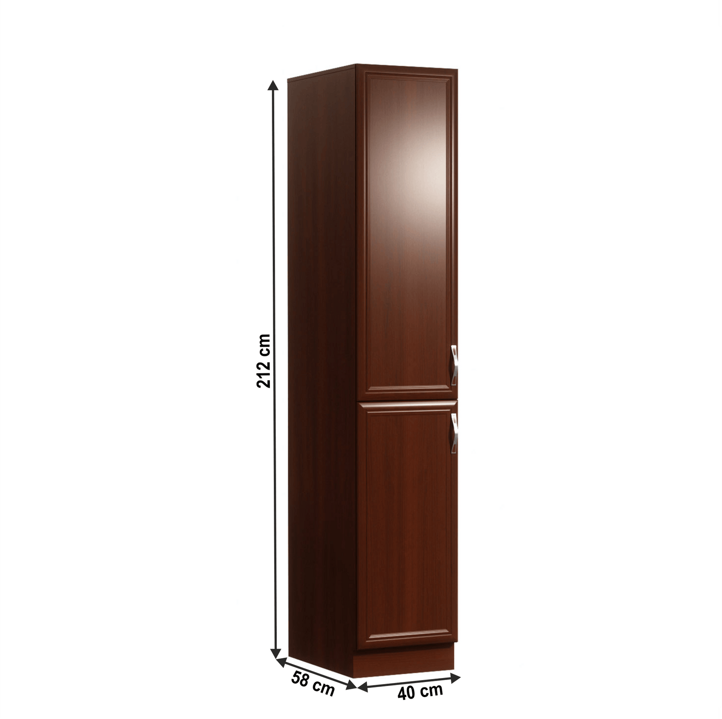 Dulap pentru produse alimentare D40SP, nuc Milano, stânga, SICILIA