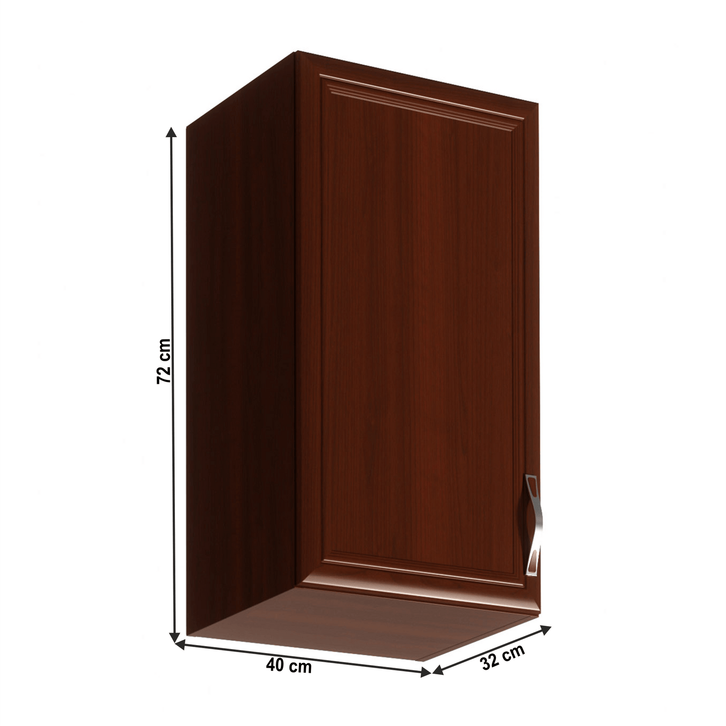 Dulap superior G40, model stânga, nuc Milano, SICILIA