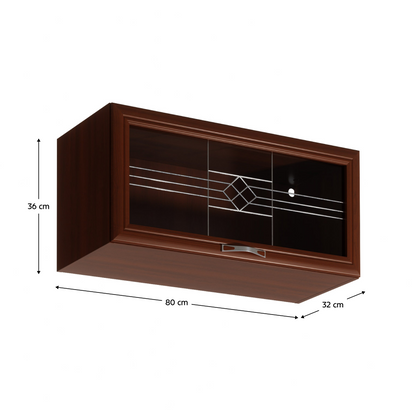 Dulap superior G80KS cu geam, nuc Milano, SICILIA
