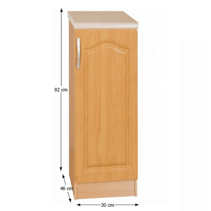 Cabinet de bucătărie, dreapta, inferior, aninLORA MDF NEW KLASIK S30