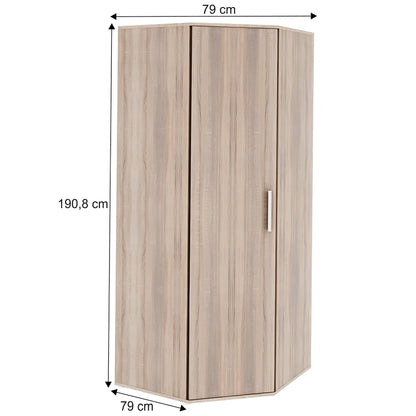 Dulap , DTD laminat, stejar sonoma, DUNAJ TIPUL15