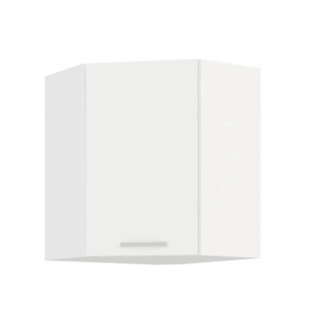 Dulap superior de colţ, alb, SPLIT 58x58 GN-72 1F