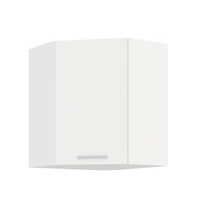 Dulap superior de colţ, alb, SPLIT 58x58 GN-72 1F