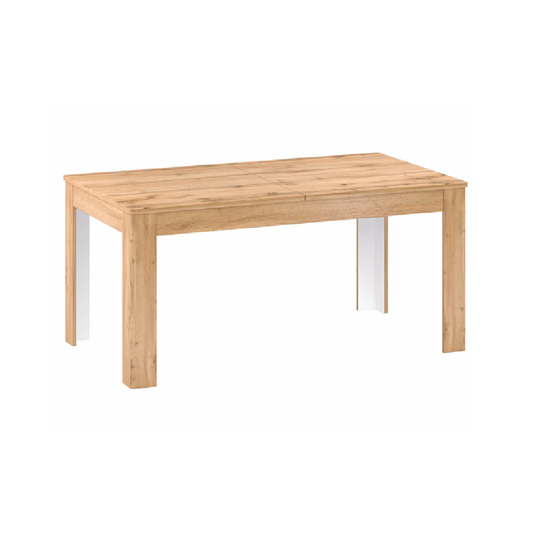 Masă de luat masa pliantă, stejar apalache, 160-200x90 cm, PUSAN S