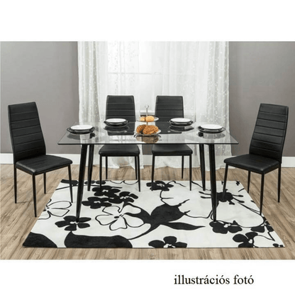 Scaun, piele eco gri deschis/metal gri, COLETA NOVA
