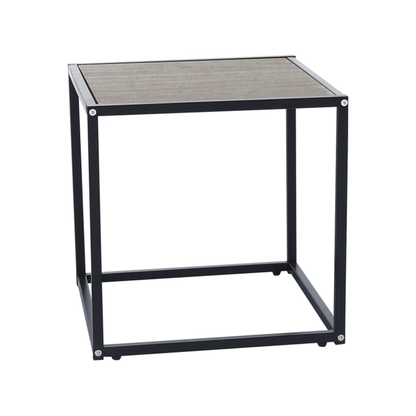 Măsuţă portabilă, stejar/negru, JAKIM NEW TIP 1