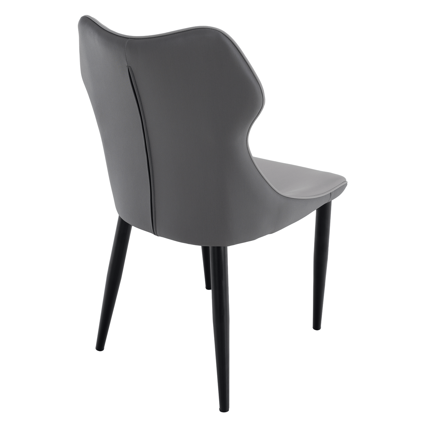 Scaun de dining, gri deschis / gri închis / negru, TABITA