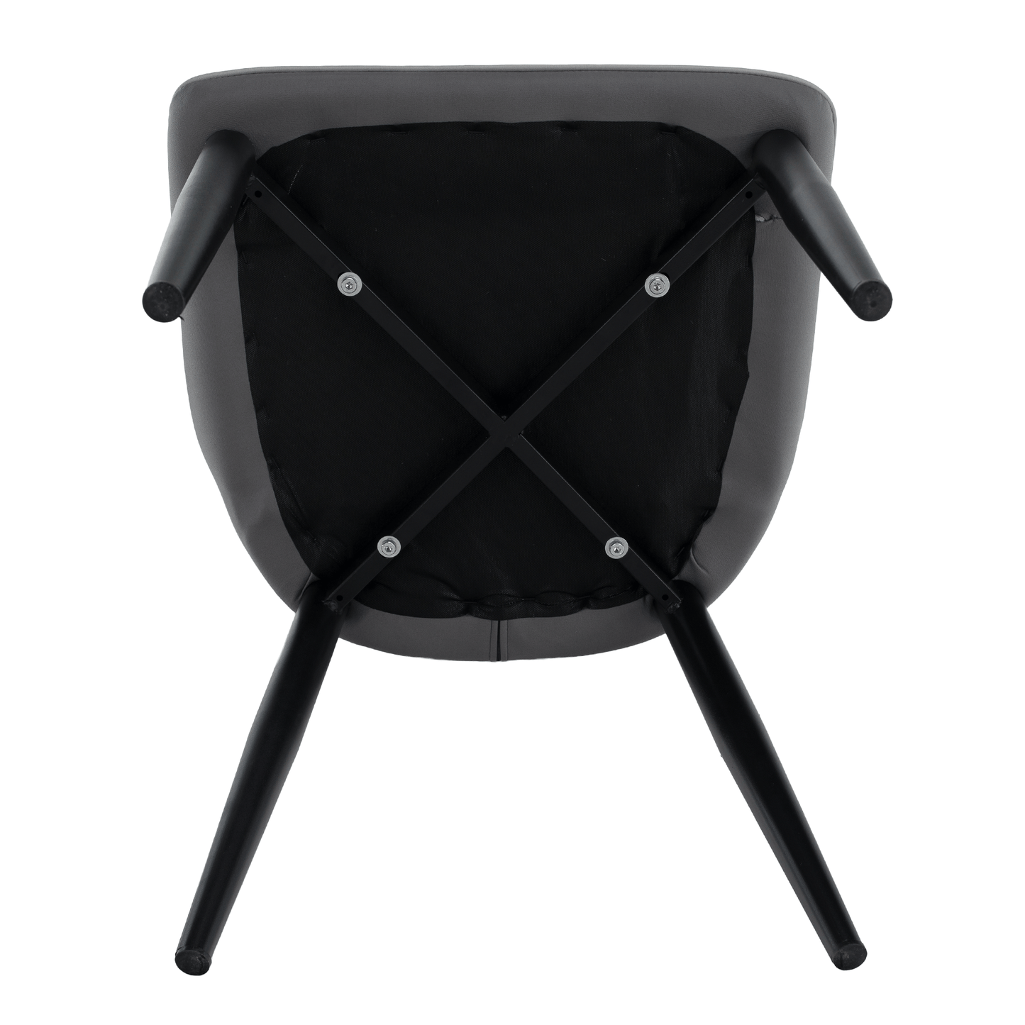 Scaun de dining, gri deschis / gri închis / negru, TABITA