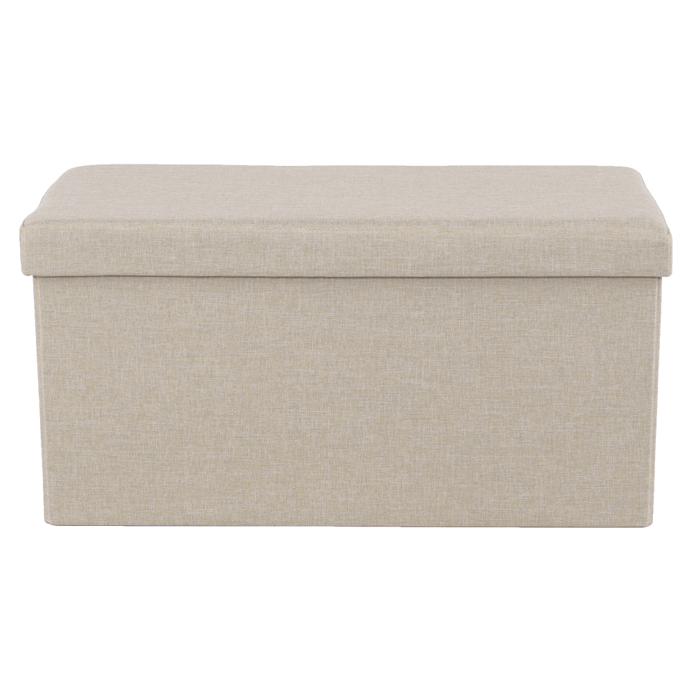 Taburet pliabil, material bej, ORELIA