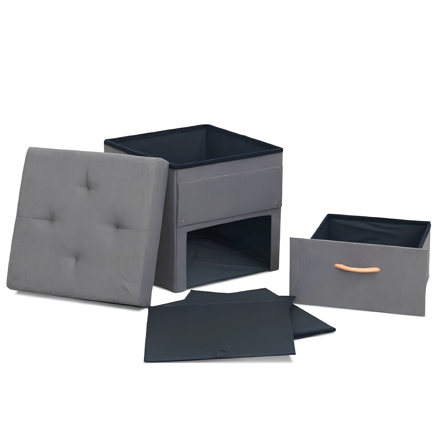 Taburet, gri, SULOT TYP 1
