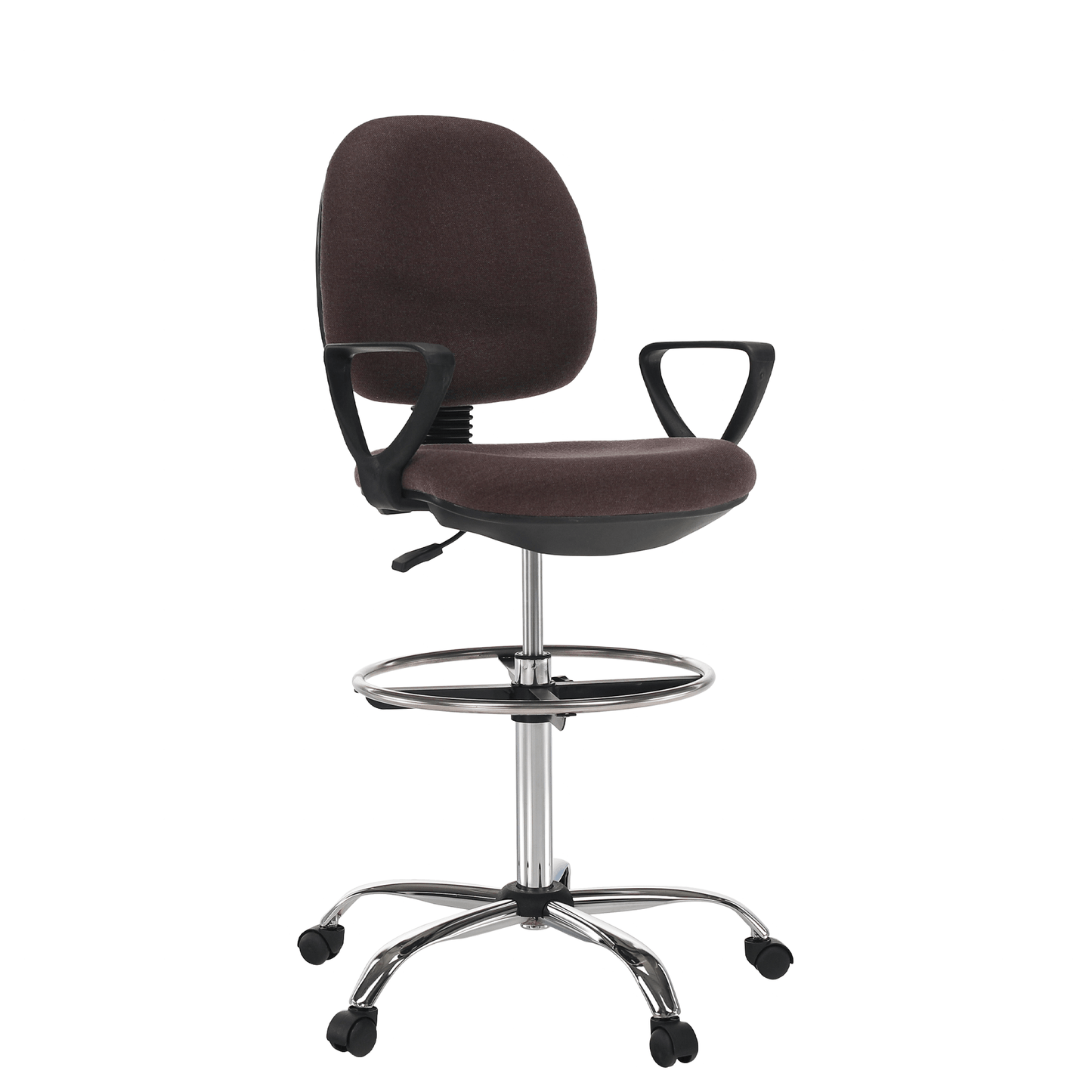 Scaun de lucru ridicat, maro / negru, TAMBER