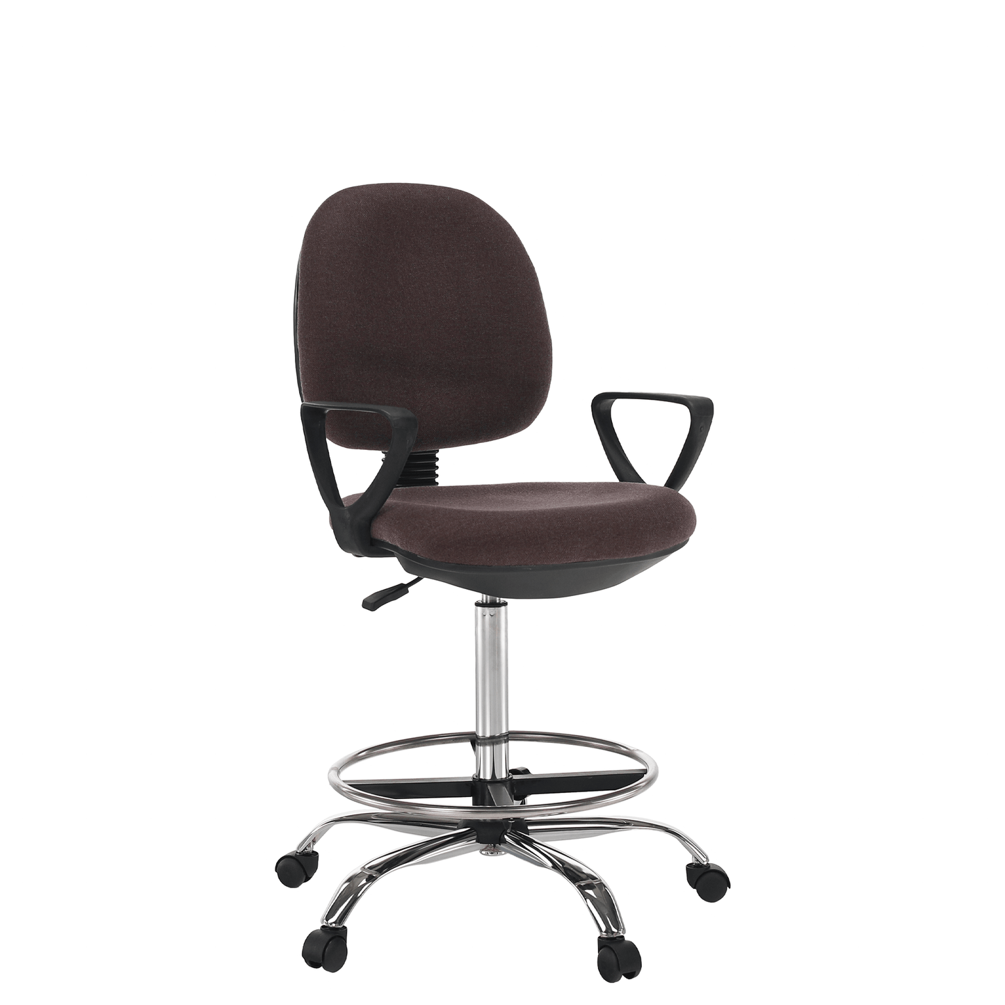 Scaun de lucru ridicat, maro / negru, TAMBER