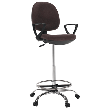 Scaun de lucru ridicat, maro / negru, TAMBER