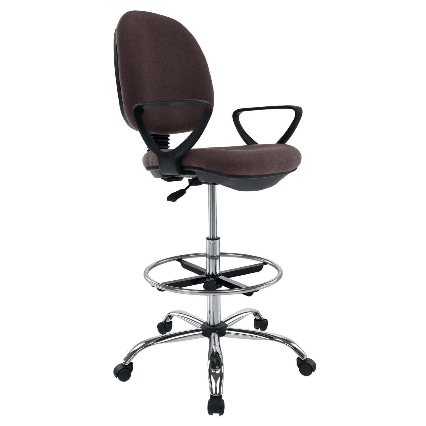 Scaun de lucru ridicat, maro / negru, TAMBER