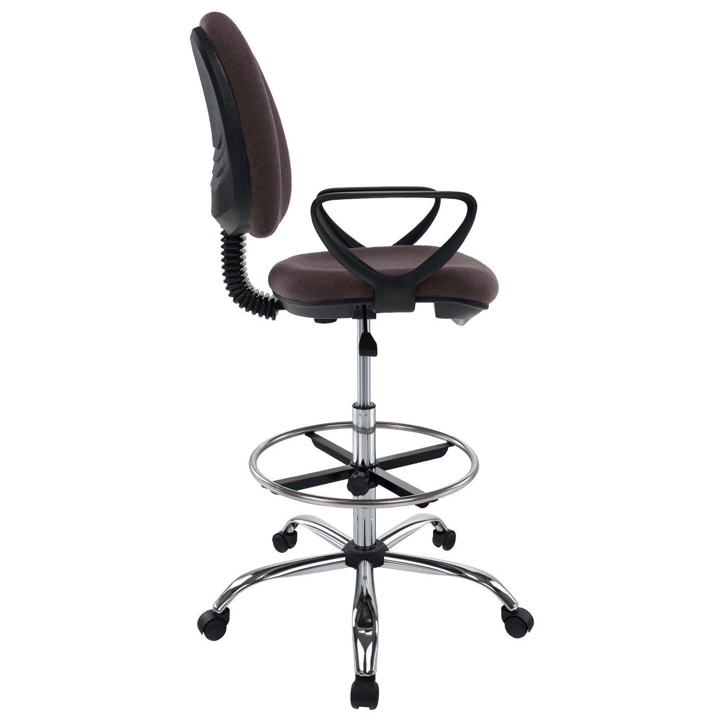 Scaun de lucru ridicat, maro / negru, TAMBER