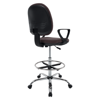 Scaun de lucru ridicat, maro / negru, TAMBER