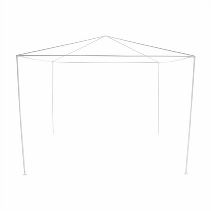 Cort de grădină pentru party, alb, 3x3 m, TEKNO TYP 1