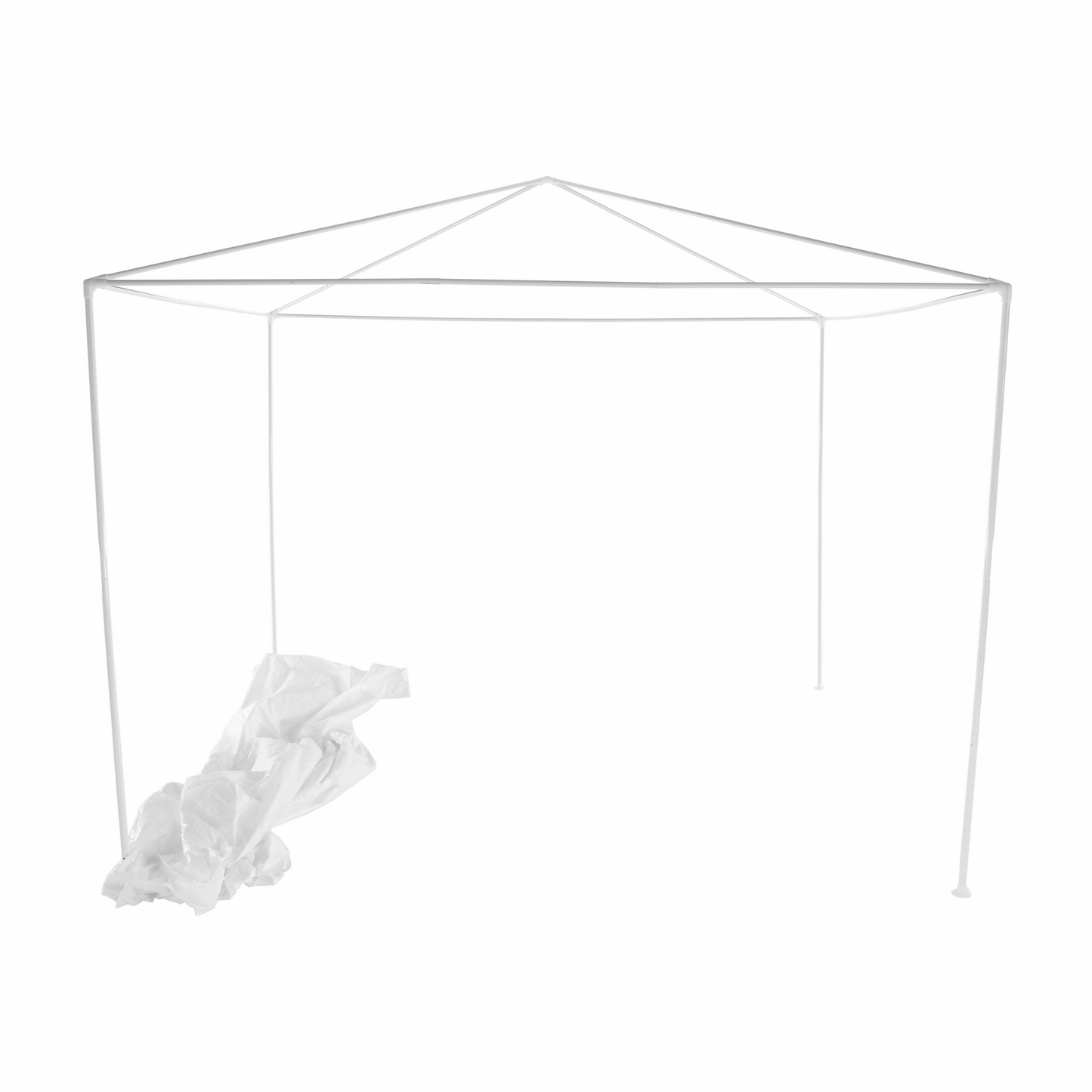 Cort de grădină pentru party, alb, 3x3 m, TEKNO TYP 1