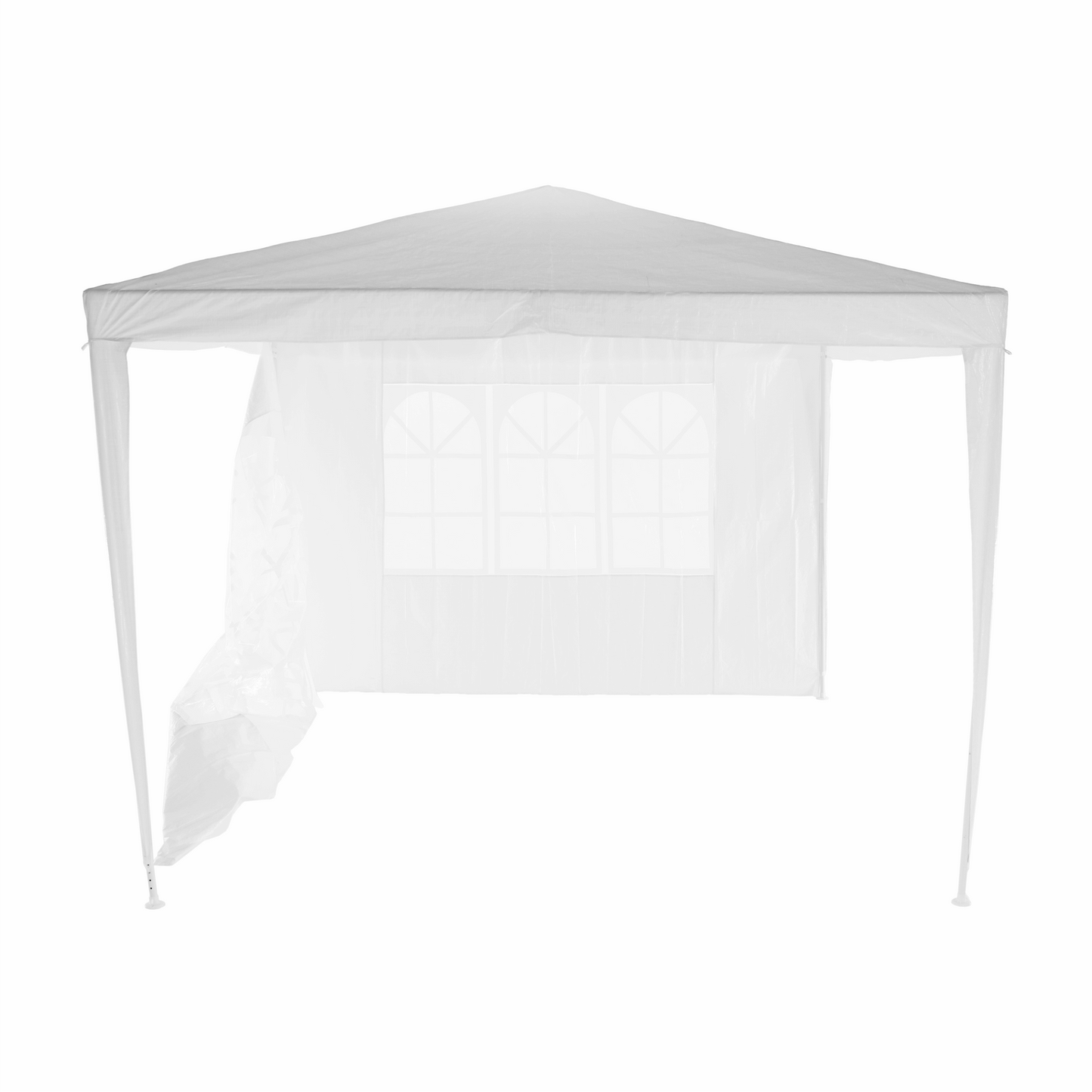 Cort de grădină pentru party, alb, 3x3 m, TEKNO TYP 1