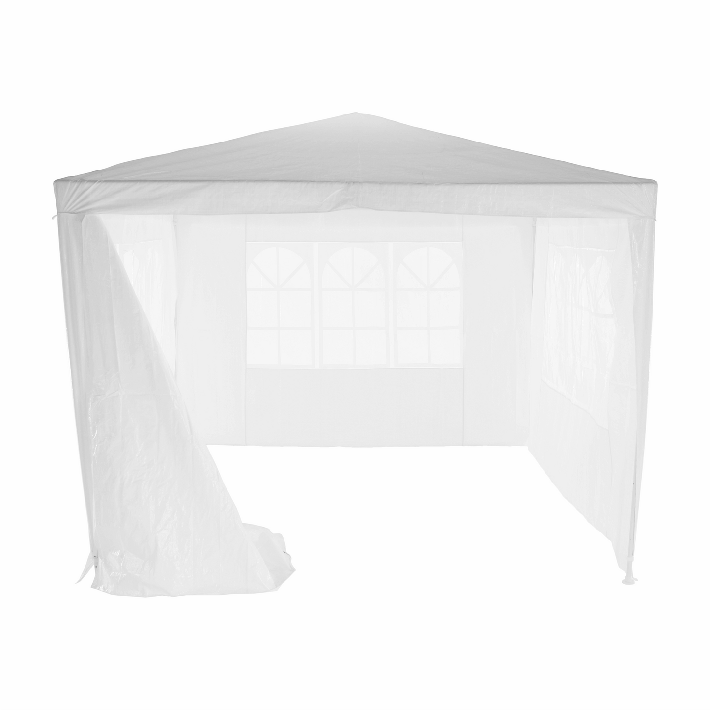 Cort de grădină pentru party, alb, 3x3 m, TEKNO TYP 1