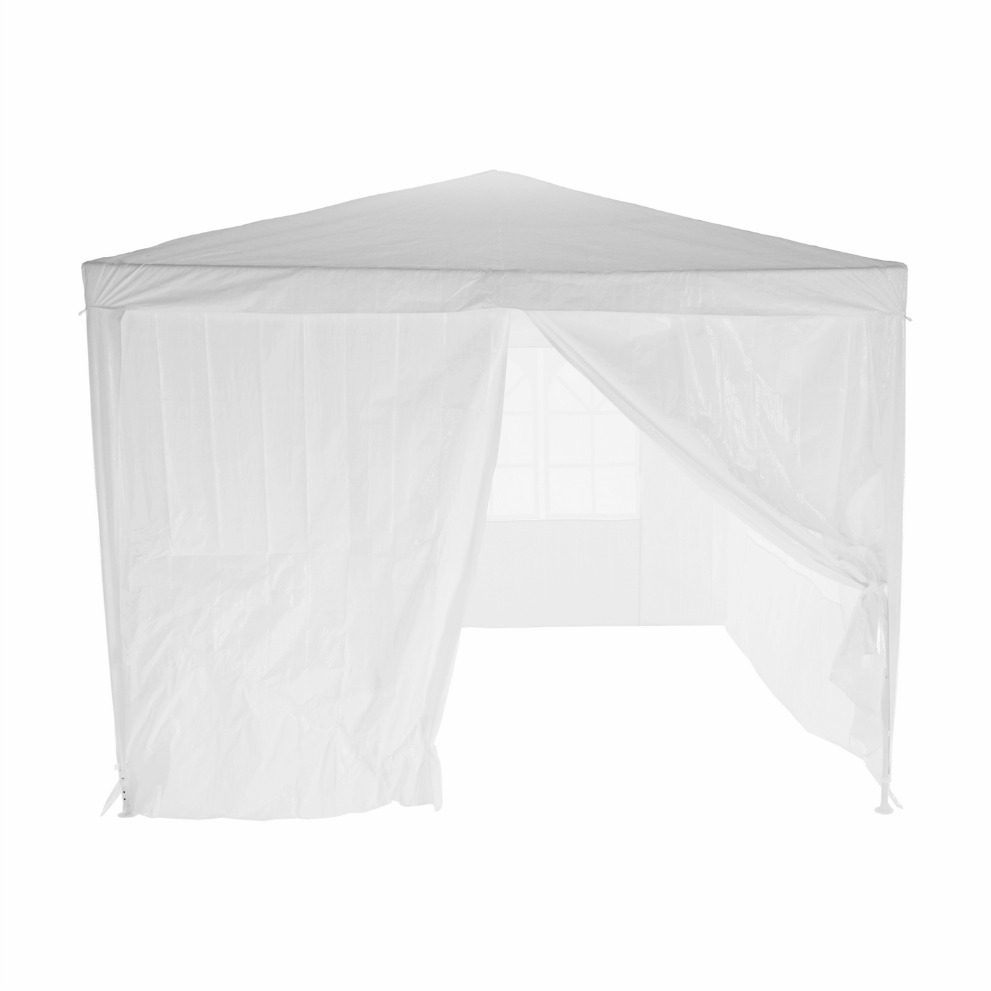 Cort de grădină pentru party, alb, 3x3 m, TEKNO TYP 1