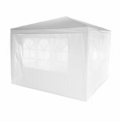Cort de grădină pentru party, alb, 3x3 m, TEKNO TYP 1