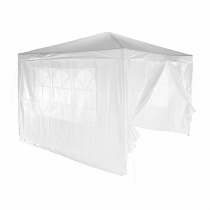 Cort de grădină pentru party, alb, 3x3 m, TEKNO TYP 1
