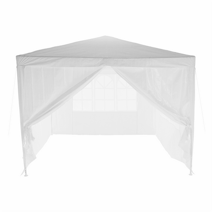 Cort de grădină pentru party, alb, 3x3 m, TEKNO TYP 1