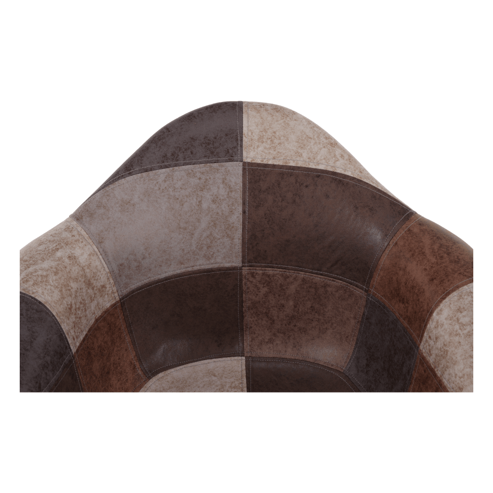 Fotoliu de design, patchwork/fag, TERST