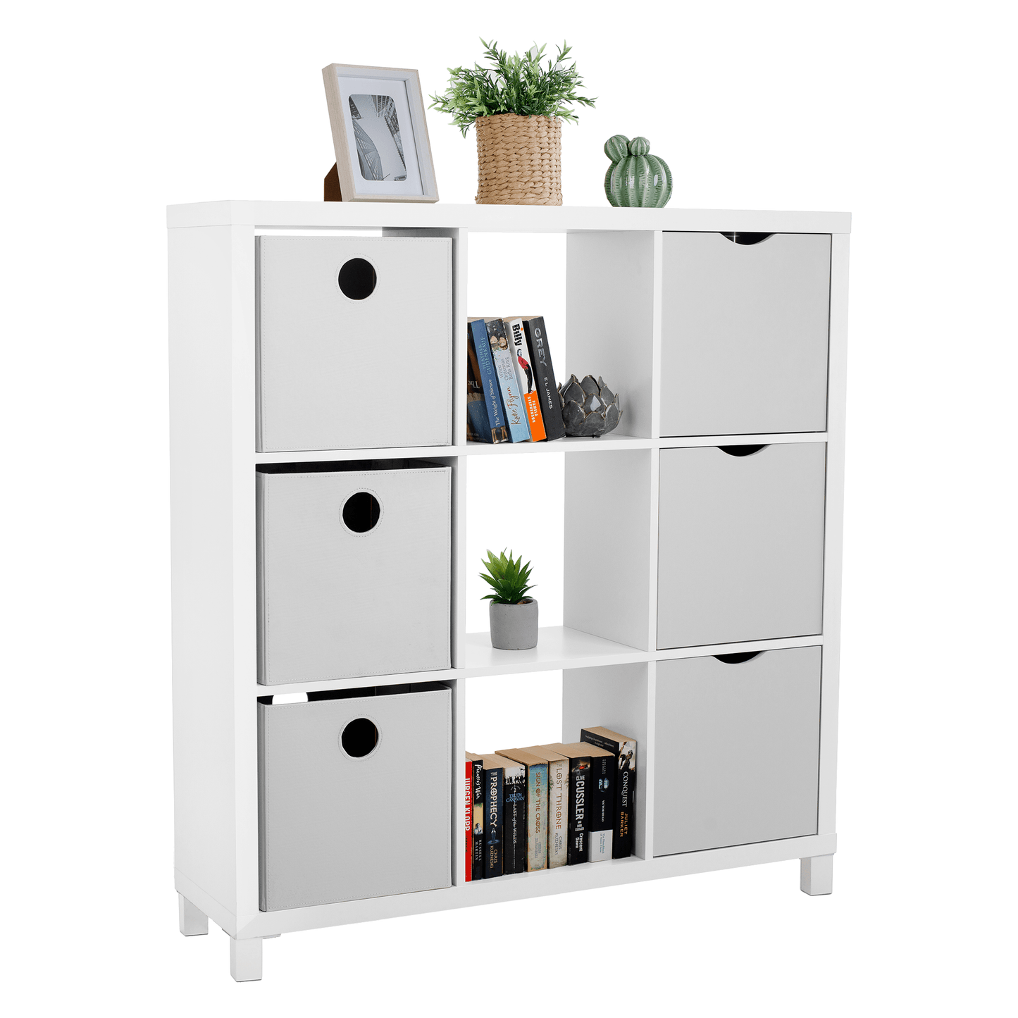 Dulap biblioraft, alb, TOFI 5 NEW